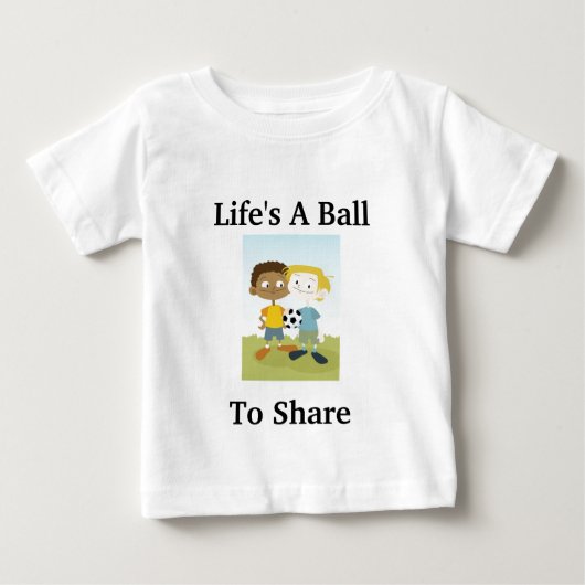 T-shirt Pour Bébé Message d'unité (Devant)