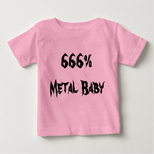 T-shirt Pour Bébé Metal Baby