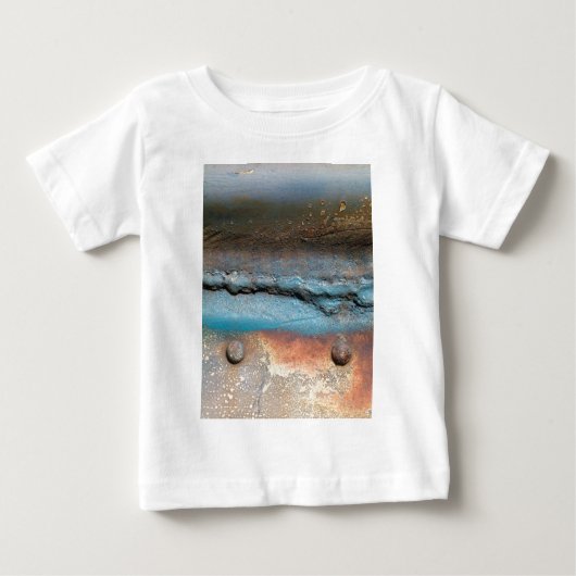 T-shirt Pour Bébé Métal oxydé (Devant)