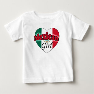 T-shirt Pour Bébé Mexican Girl