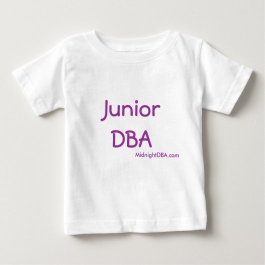 T-shirt Pour Bébé MidnightDBA : DBA junior (Devant)
