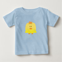 Mignon art vectoriel de bébé poulet