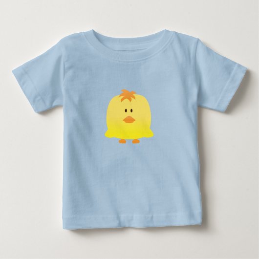 T-shirt Pour Bébé Mignon art vectoriel de bébé poulet (Devant)