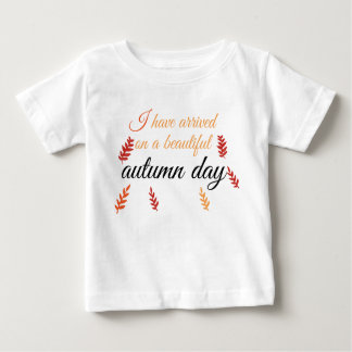 T-shirt Pour Bébé mignon automne coloré unique
