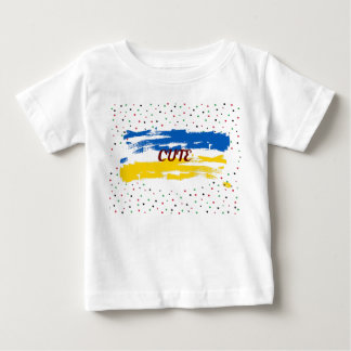 T-shirt Pour Bébé Mignon bébé blanc d'été