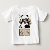 T-shirt Pour Bébé Mignon découvert par panda de chimie (Devant)