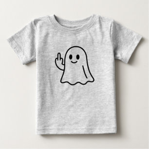 T-shirt Pour Bébé Mignon dessin de fantôme drôle pour Halloween