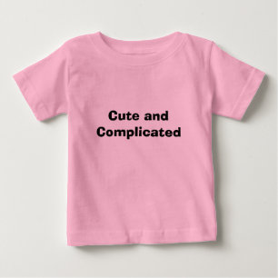 T-shirt Pour Bébé Mignon et compliqué
