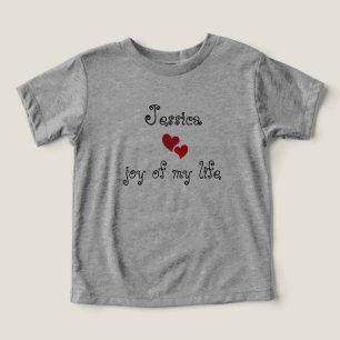 T-shirt pour bébé mignon - nom et texte modifiable