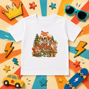 T-shirt Pour Bébé mignon petit sauvageon bébé animal forêt