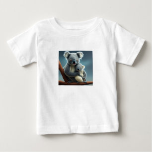 T-shirt Pour Bébé Mignon T-Shirt Maman Koala et Bébé