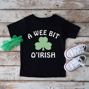 T-shirt Pour Bébé Mignon un petit peu d'irlandais Saint-Patrick