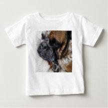Mignon Victorian Bulldog Photo Baby Shirt