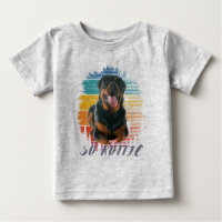 Mignon Vintage Rottie Rottweiler Chien Animal Anim