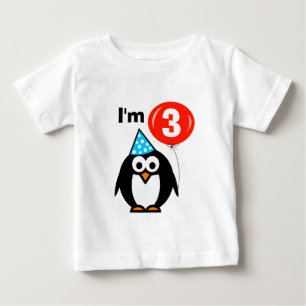 T-shirt Pour Bébé Mignonne chemise d'anniversaire 3ème pour enfant d