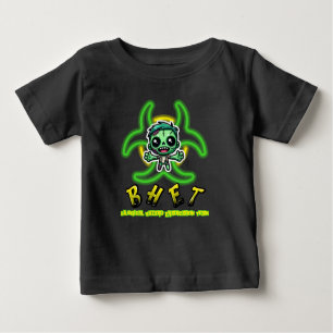 T-shirt Pour Bébé Mignonne, drôle de tee zombie