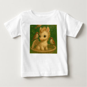 T-shirt Pour Bébé Mignonne, Gros yeux, bébé unisus, pegasus unicorne