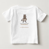 T-shirt Pour Bébé Mignonne - J'aime QUOKKAS - Faune - Nature - (Dos)