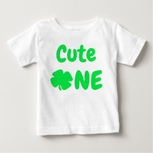 T-shirt Pour Bébé Mignonne One St Patrick 1er anniversaire