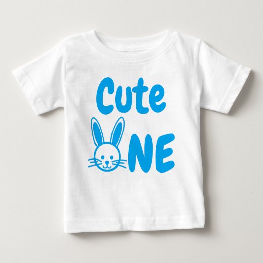 T-shirt Pour Bébé Mignonne un 1er anniversaire de Pâques (Devant)