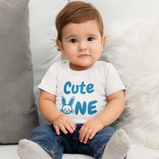 T-shirt Pour Bébé Mignonne un 1er anniversaire de Pâques
