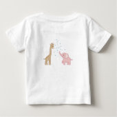 T-shirt Pour Bébé Mignonnes safari filles sauvages une (Dos)