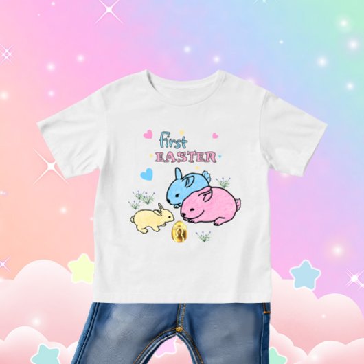 T-shirt Pour Bébé Mignons lapins