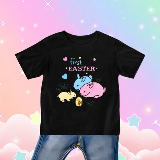 T-shirt Pour Bébé Mignons lapins