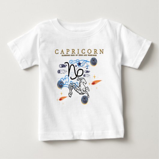 T-shirt Pour Bébé Mikitiez capricorn heureux nouvelle année astrolog (Devant)