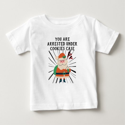 T-shirt Pour Bébé Mikitiez cookies santaclaus Noël nouvel an (Devant)