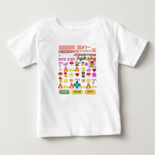 T-shirt Pour Bébé Mikitiez fête Noël jeu vidéo cutepenguin