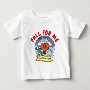 T-shirt Pour Bébé Mikitiez personnalisé valentine drôle lovebug logi