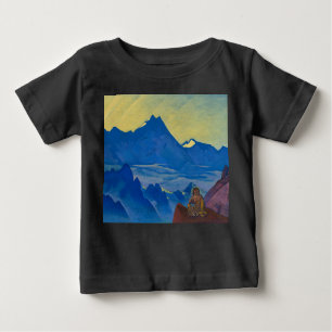 T-shirt Pour Bébé Milarepa, celui qui a harcelé par Nicholas Roerich