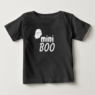 T-shirt Pour Bébé Mini BOO Halloween Gentil Fantôme Famille Assortie