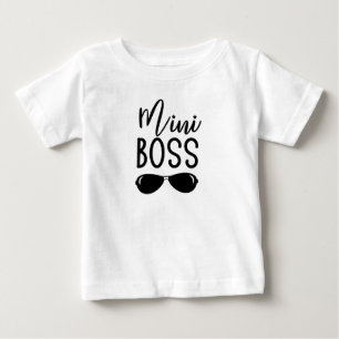 T-shirt Pour Bébé Mini Boss