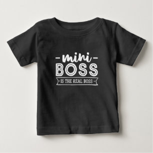 T-shirt Pour Bébé Mini Boss