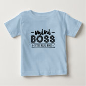 T-shirt Pour Bébé Mini Boss (Devant)