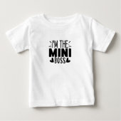 T-shirt Pour Bébé Mini Boss (Devant)