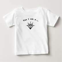 MINI T-shirt Bébé Baby Diamant Noir 