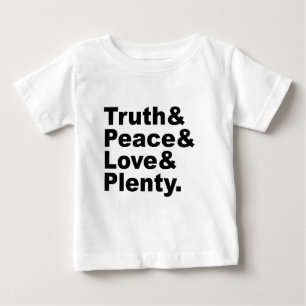 T-shirt Pour Bébé Ministères de la Vérité et de la Paix & de l'Amour