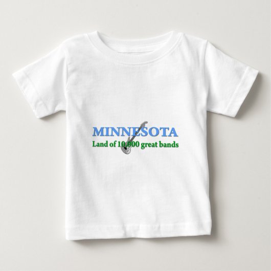 T-shirt Pour Bébé Minnesota - Terre de 10 000 bandes (Devant)