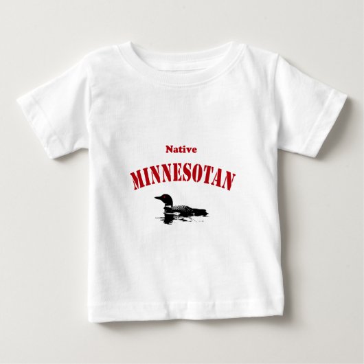 T-shirt Pour Bébé Minnesotan (Devant)