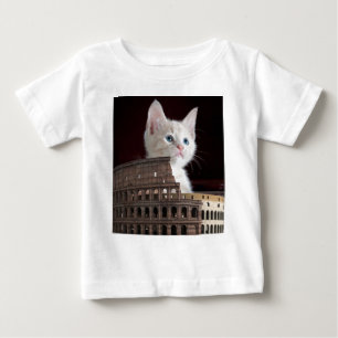 T-shirt Pour Bébé minou romain
