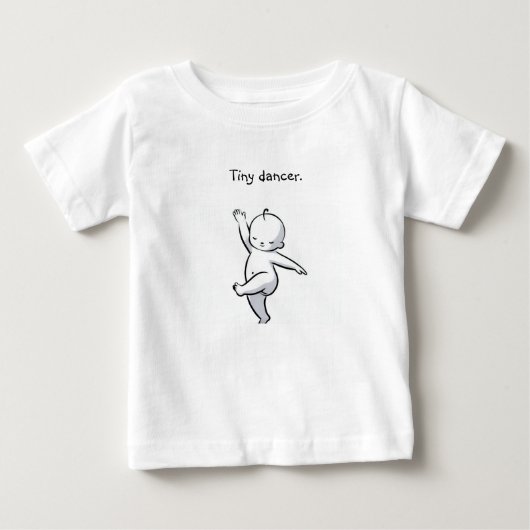 T-shirt Pour Bébé Minuscule danseur 01 (Devant)