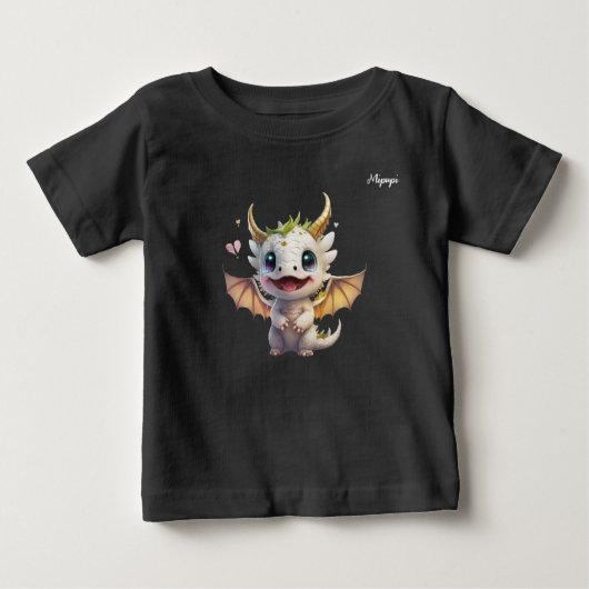 T-shirt Pour Bébé Mipupi Lovely Dragon (Devant)