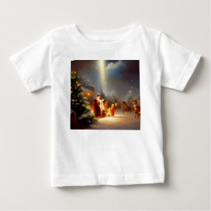 T-shirt Pour Bébé Miracle de Noël 2