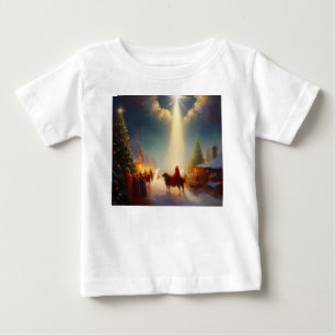 T-shirt Pour Bébé Miracle de Noël 4