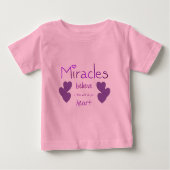 T-shirt Pour Bébé Miracles (Devant)