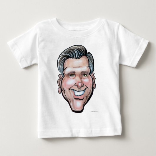 T-shirt Pour Bébé Mitt Romney (Devant)