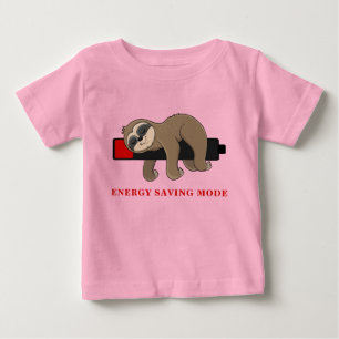 T-shirt Pour Bébé Mode économie d'énergie Funny Modèle de fentes